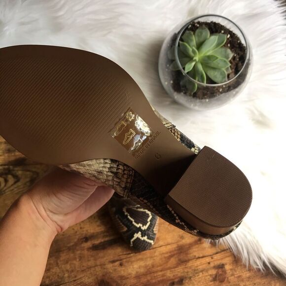 madewell regan‎ ankle boot snakeskin print - Picture 7 of 8